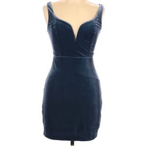 Women's Express Cocktail Dress Mini V-Neck Sleeveless